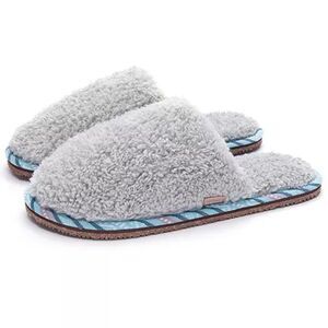 Feelgoodz - Women's Faux Sherpa Mule Slipper Indoor / Outdoor House Shoes